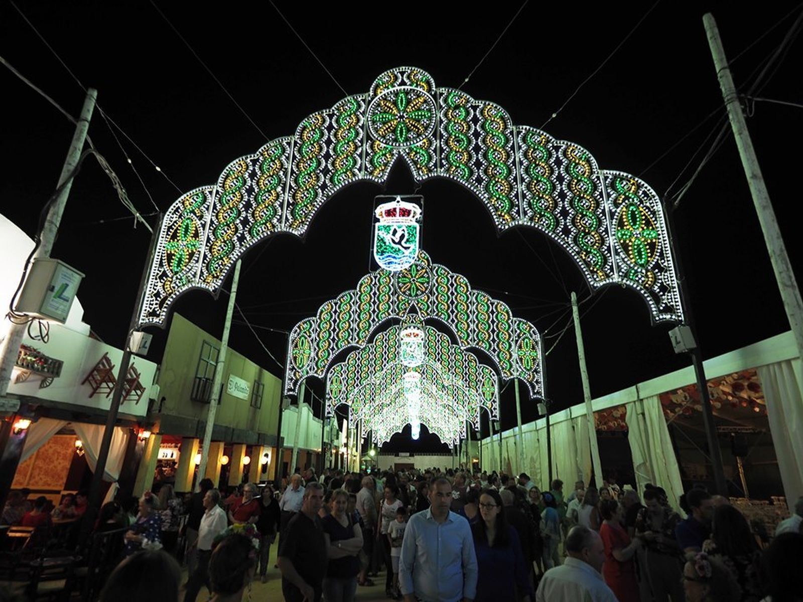 Imagen de archivo del alumbrado de la Feria de San José del Valle