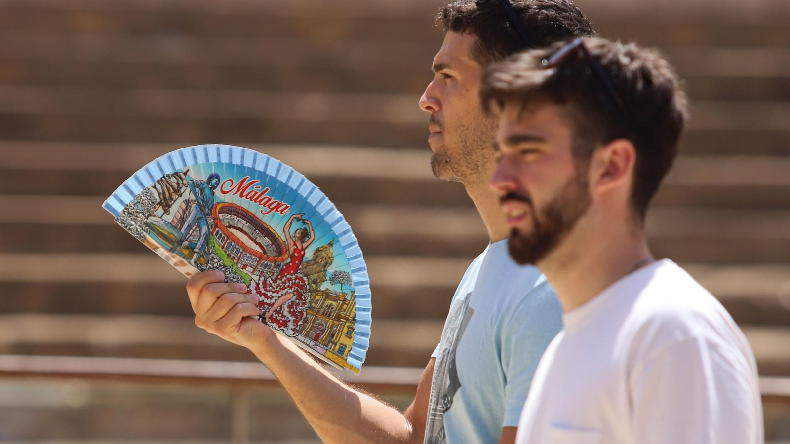 Altas temperaturas en Málaga durante estos días.