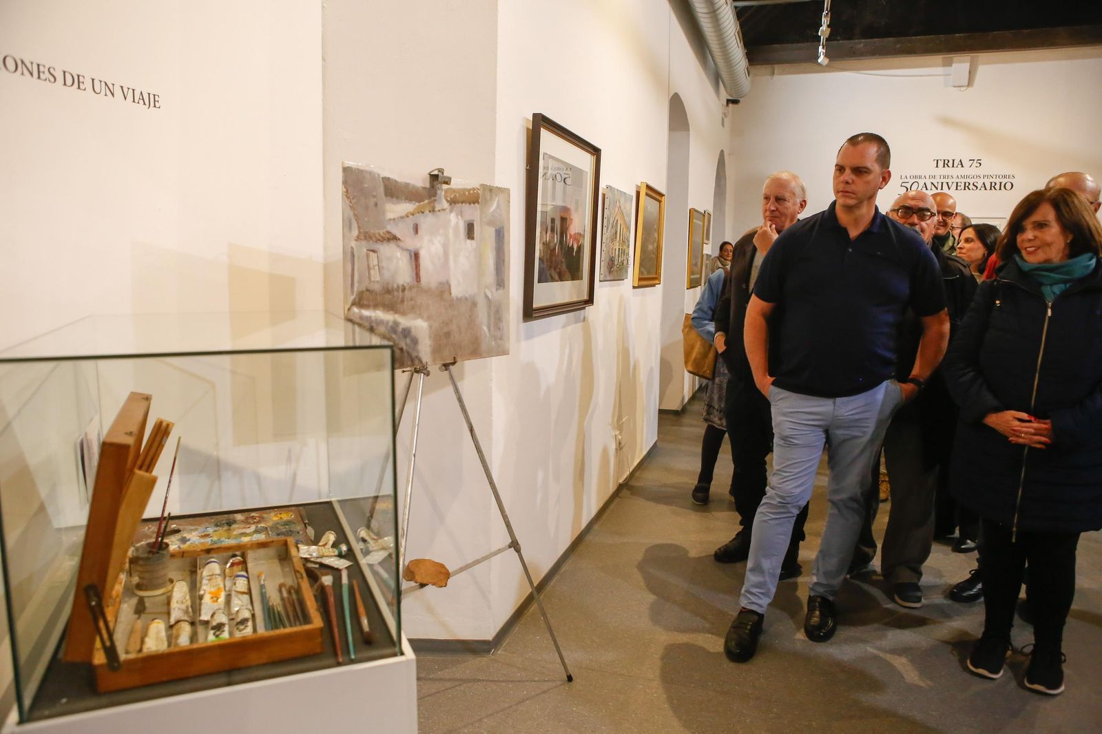 Las fotos de la inauguración de la exposición por el 50 aniversario de Tria 75