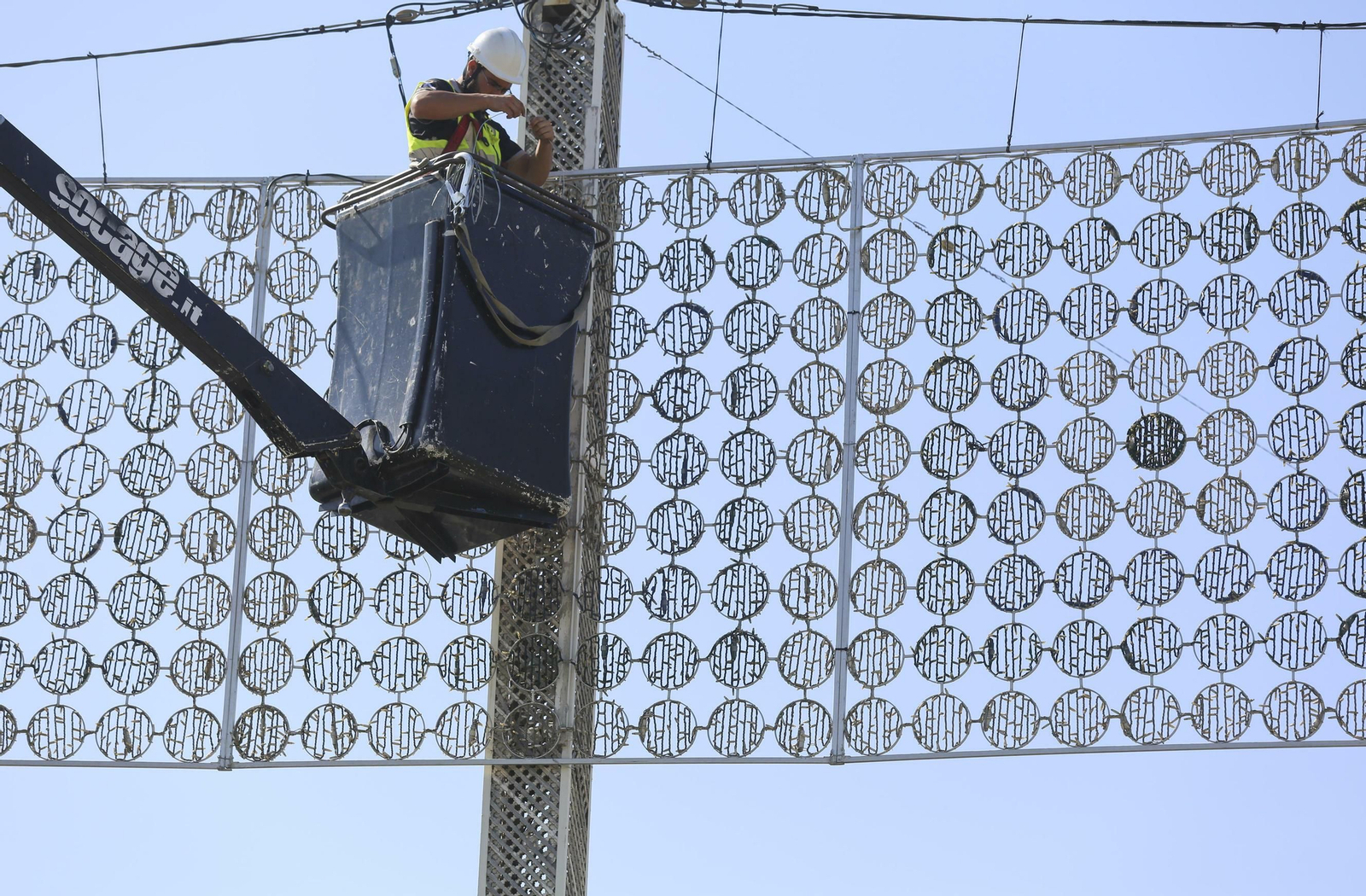 Las fotos de los preparativos para la Feria de Málaga 2019