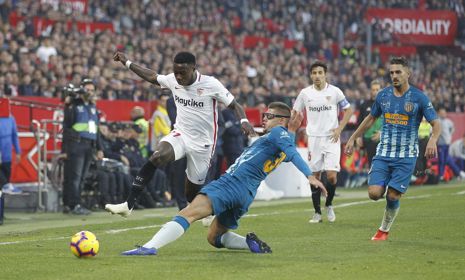 El Sevilla FC-Atlético de Madrid, en imágenes