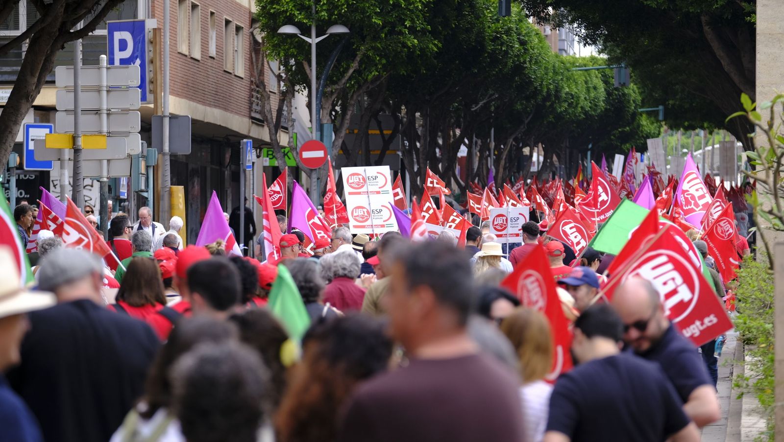 En defensa de los trabajadores: las imágenes de la manifestación del 1 ...