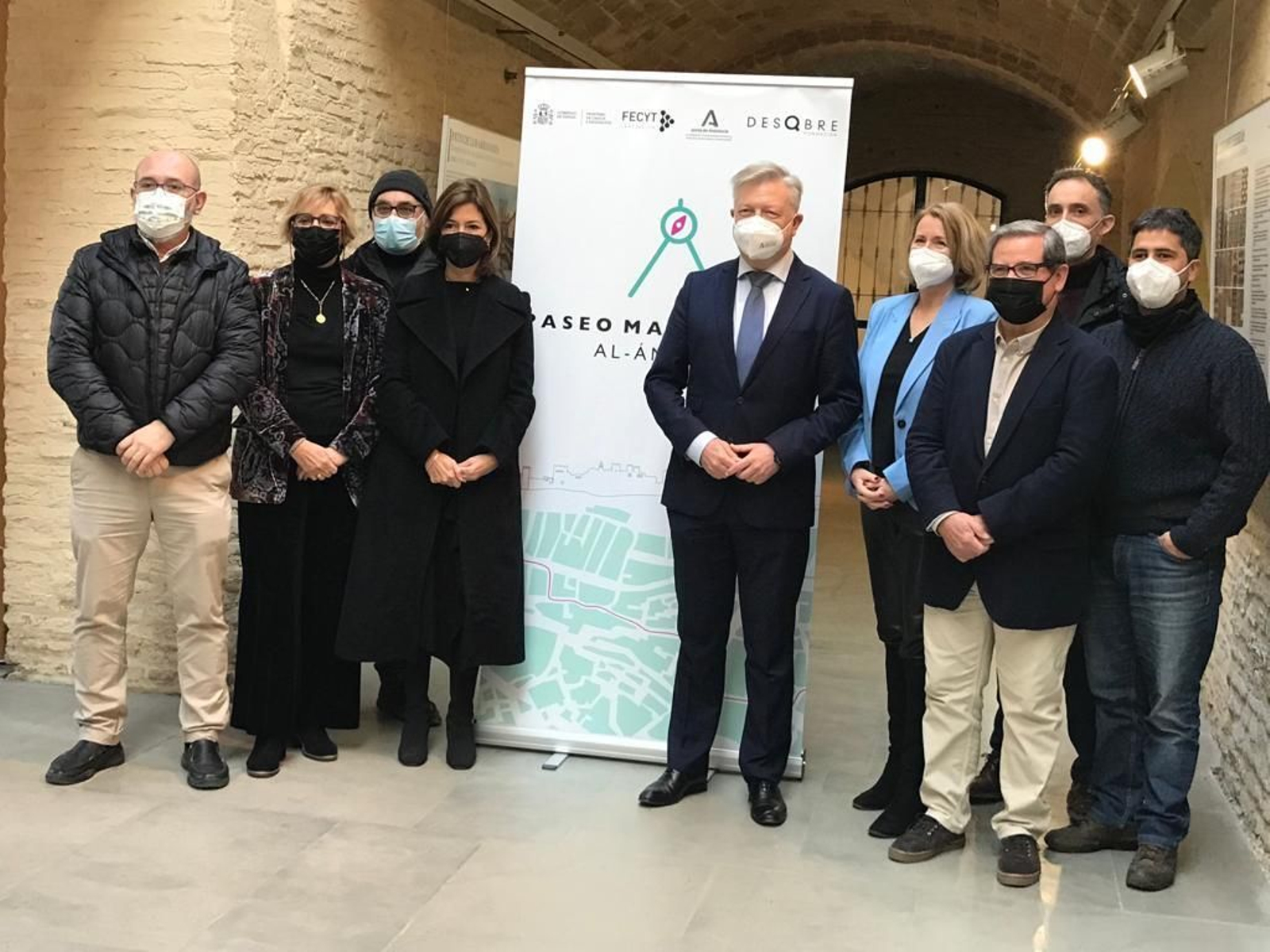 Inauguración de la exposición 'Paseo Matemático al-Ándalus'.