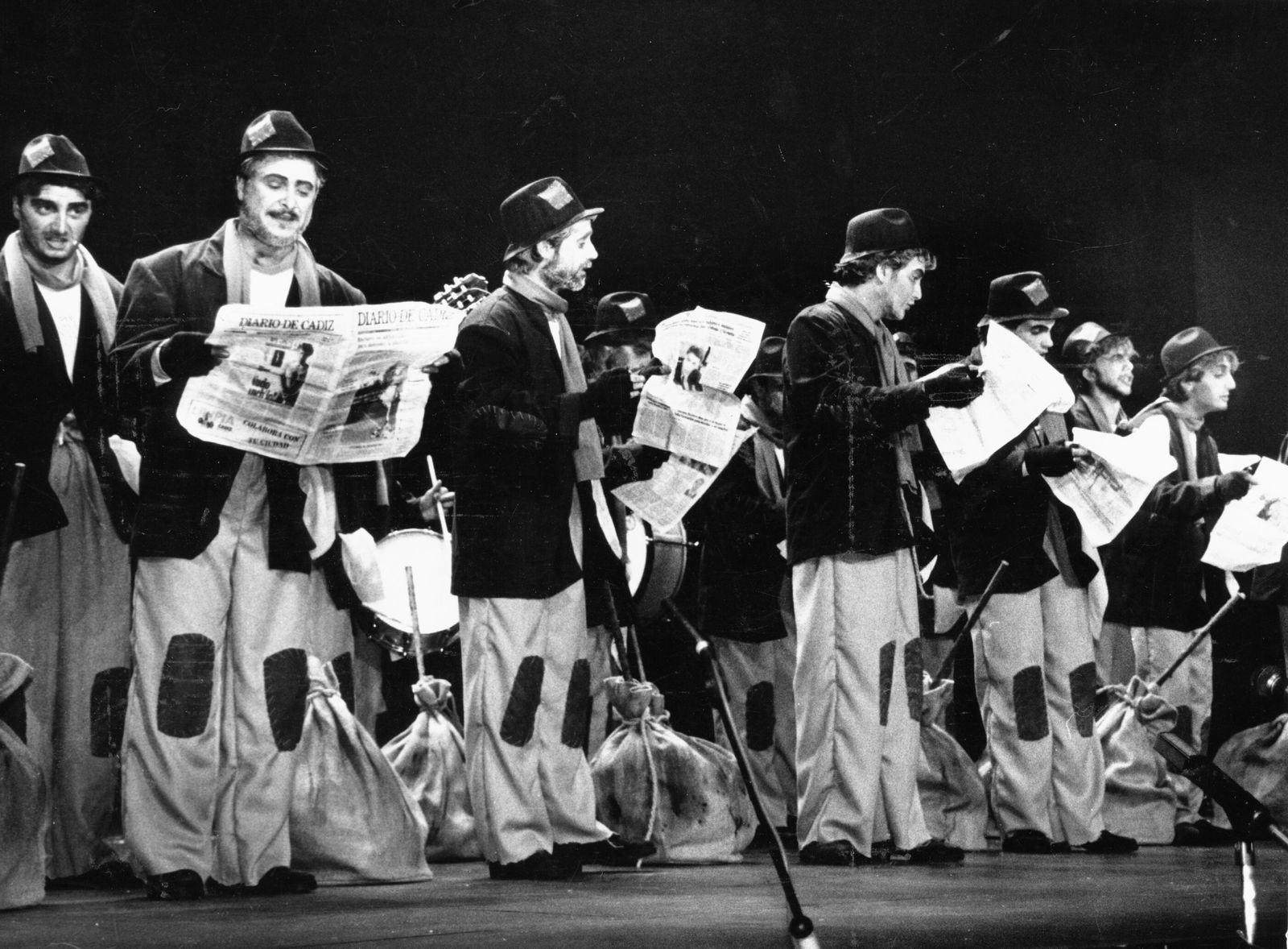 La comparsa 'Los miserables', de Antonio Martínez Ares, primer premio de 1993.