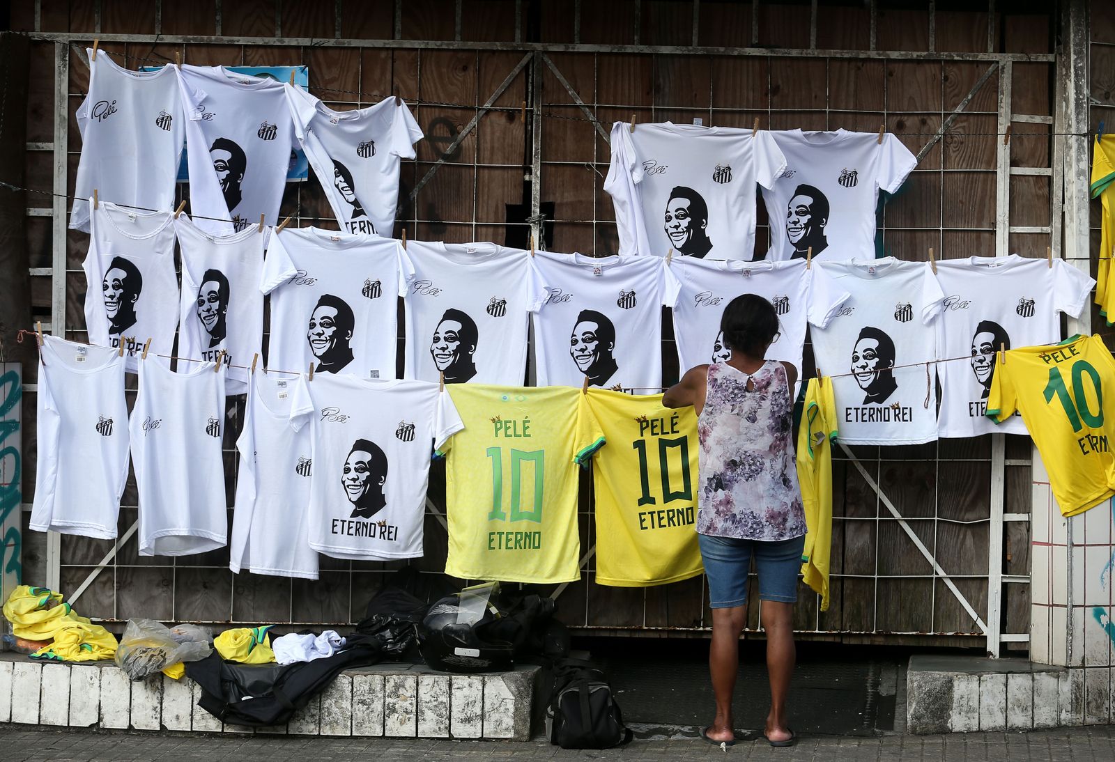 Las fotos del homenaje del fútbol mundial a Pelé
