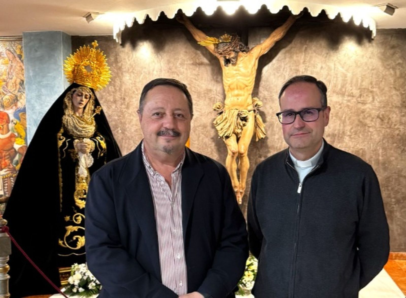 La visita de Rodríguez Babió a la parroquia del Buen Aire