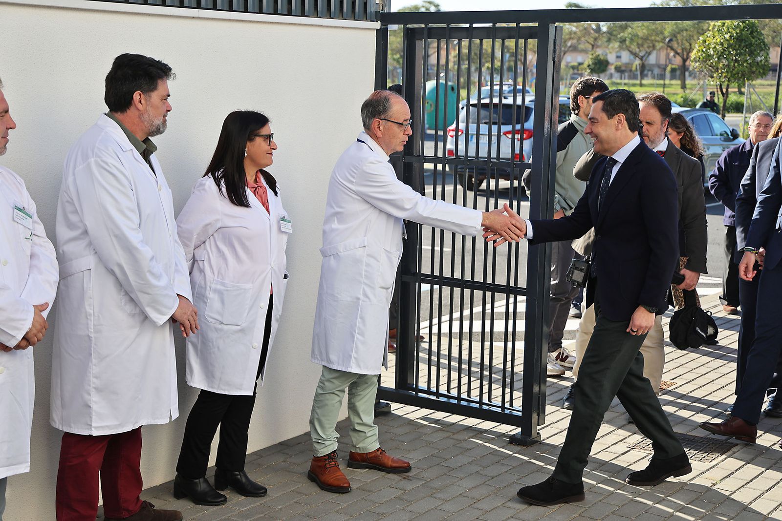 Las fotografías de la inauguración del consultorio de salud de Corrales.