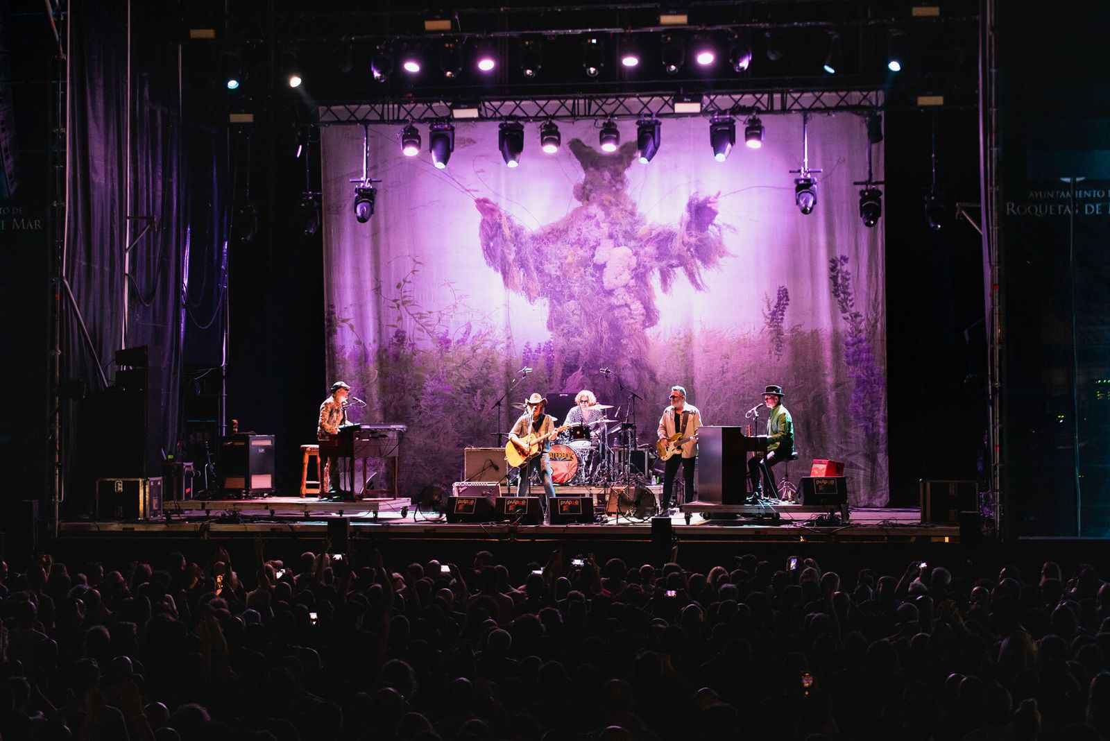 Waterboys durante su gran actuación el pasado viernes.
