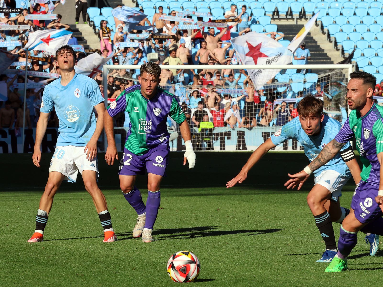 Las fotos del Celta Fortuna-Málaga de play off