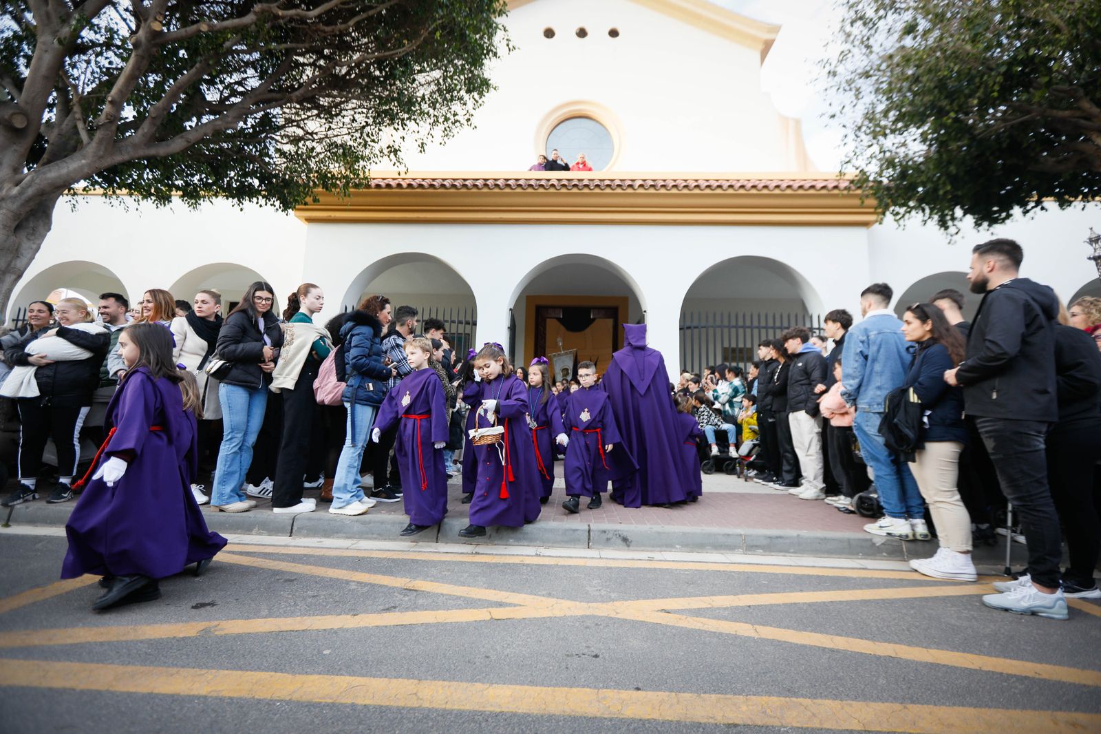 La procesión del Encuentro, en imágenes