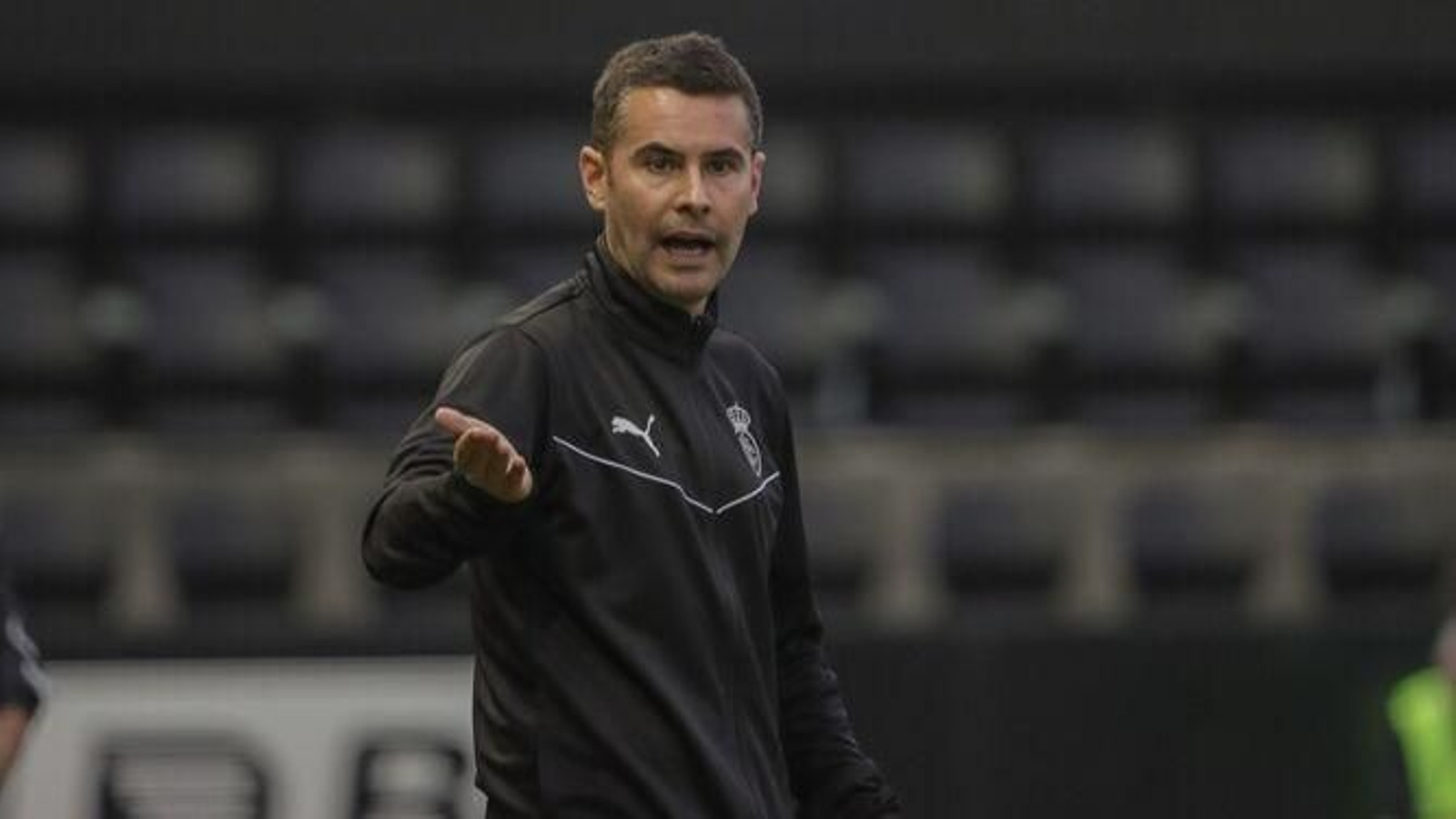 Fran Justo, el ya exentrenador del Real Unión Club de Irún.