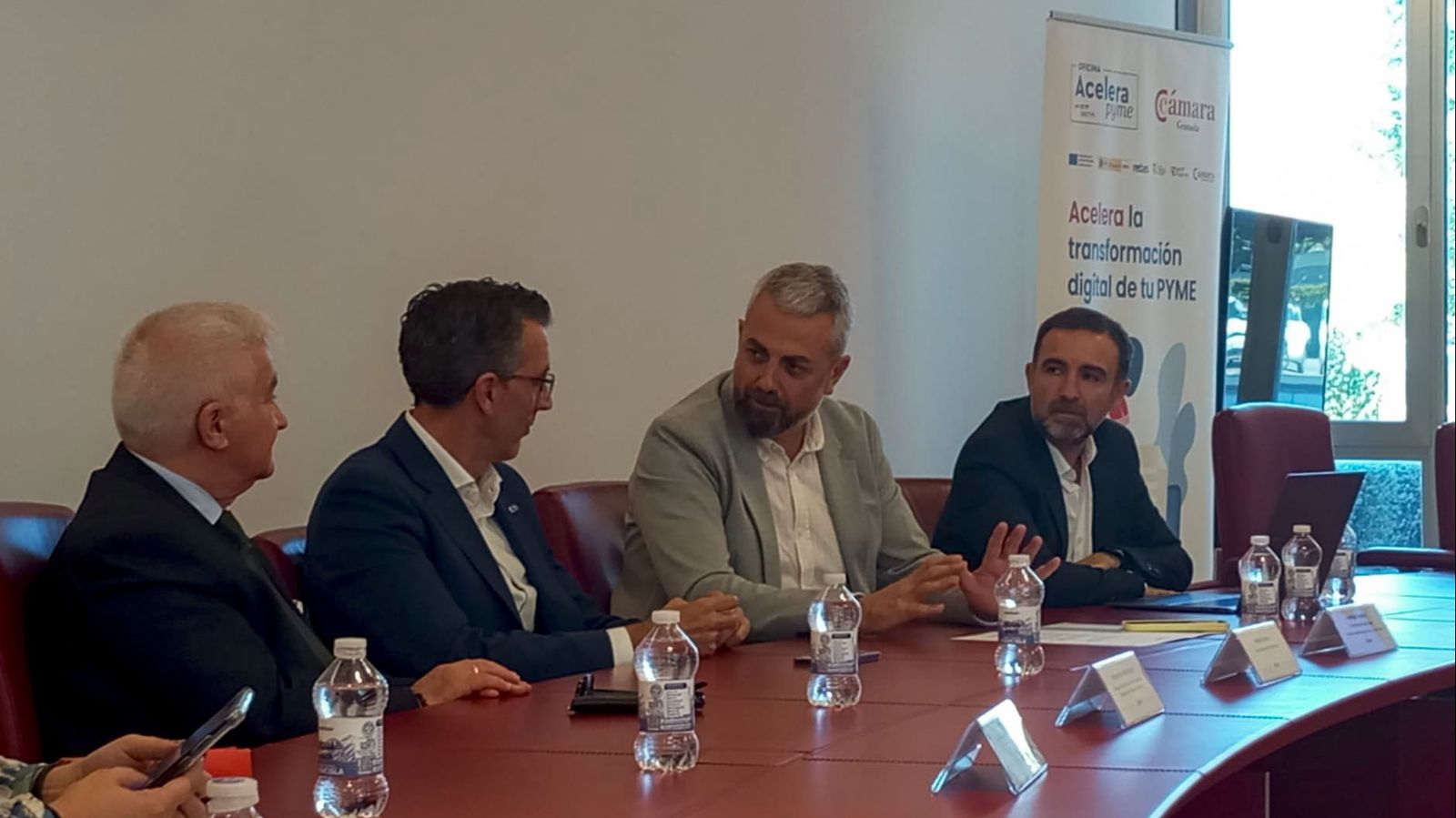 Joaquín Segovia y Marcelo Vázquez en la presentación de la Jornada en Cámara Granada