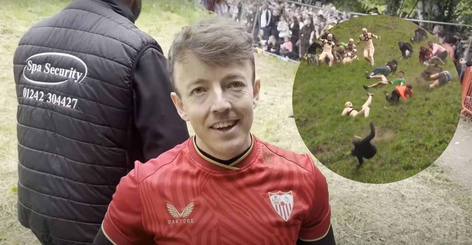 El neozerlandés ganó la conocida carrera del queso rodante