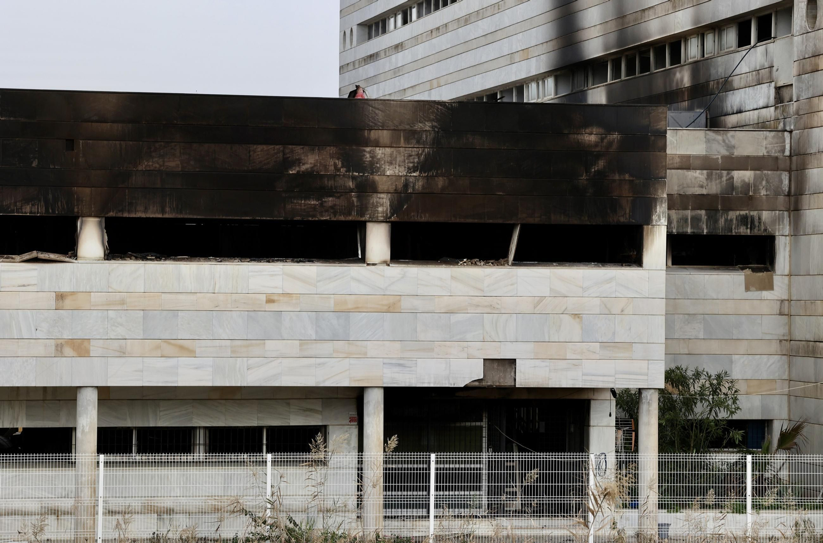 Así ha quedado el Auditorio Rocío Jurado tras el incendio