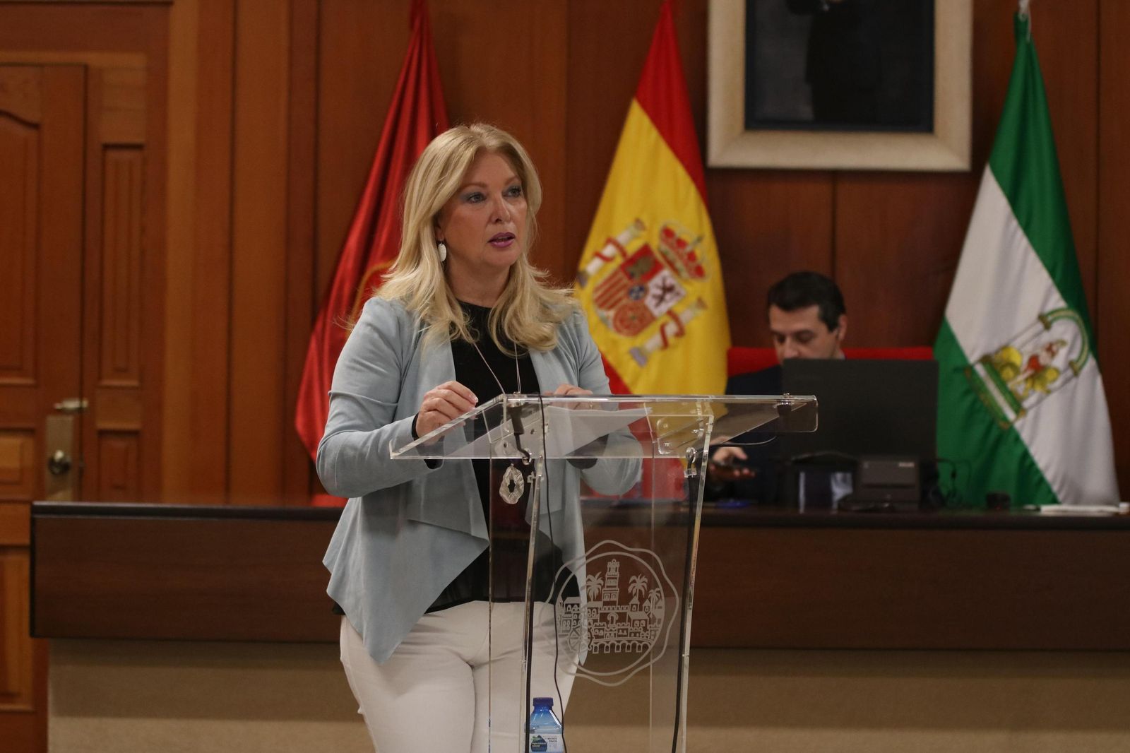 La portavoz municipal de Podemos Córdoba, Cristina Pedrajas.