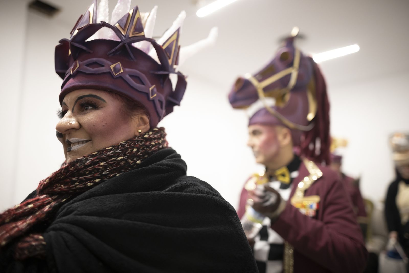 Ambiente en la final  del Carnaval Colombino