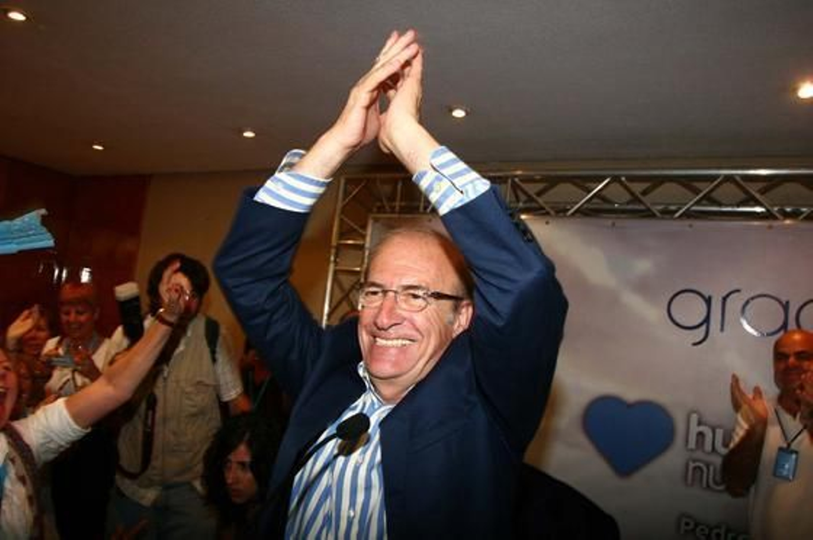 Pedro Rodríguez renueva triunfo electoral. /Alberto Domínguez