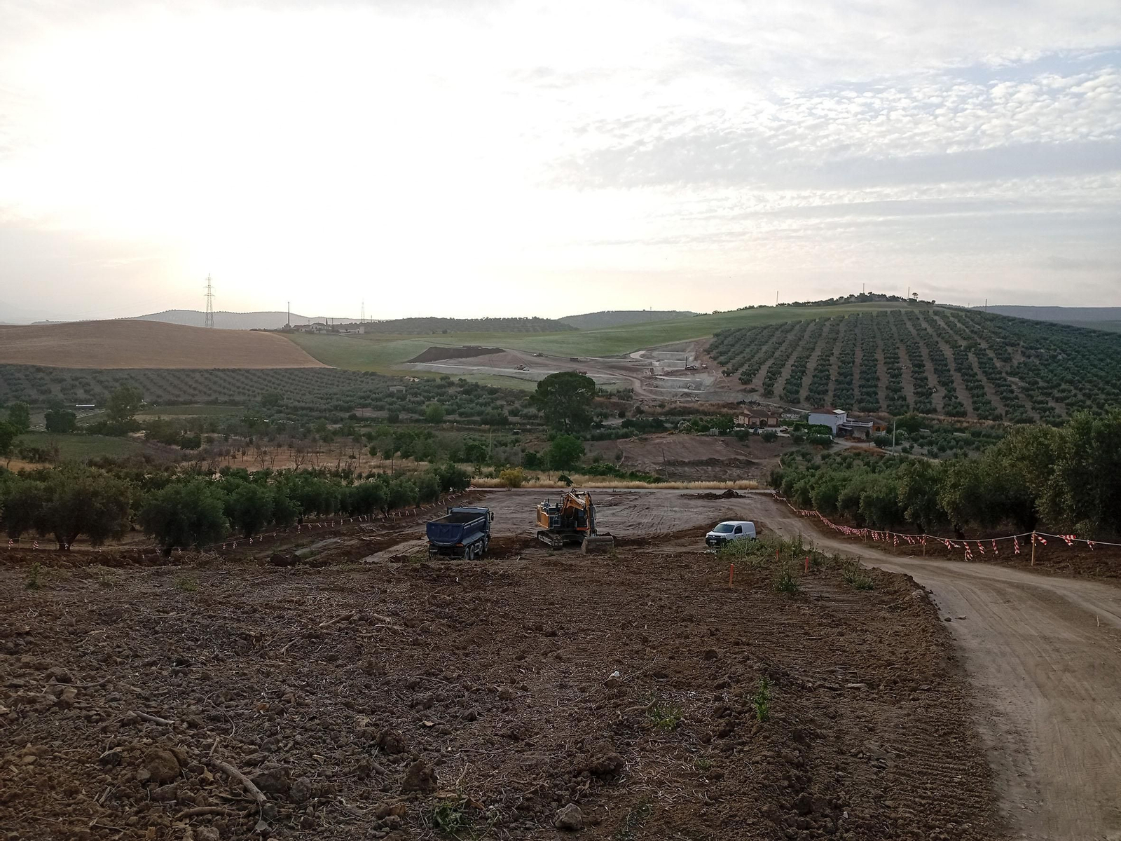 Así van las obras del tramo A-92 de la Variante de Loja, del AVE de Granada