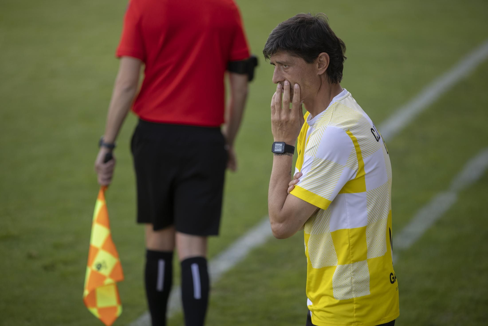 Imágenes del partido entre el San Roque de Lepe y el Atlético Sanluqueño