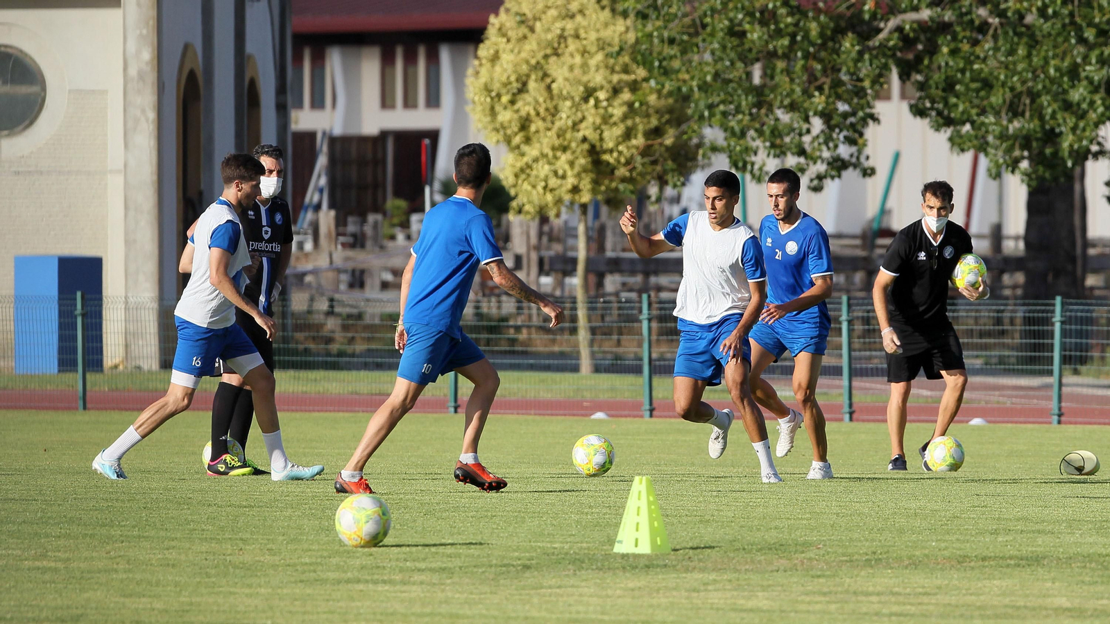 Primer entrenamiento del Xerez DFC en el Pepe Ravelo