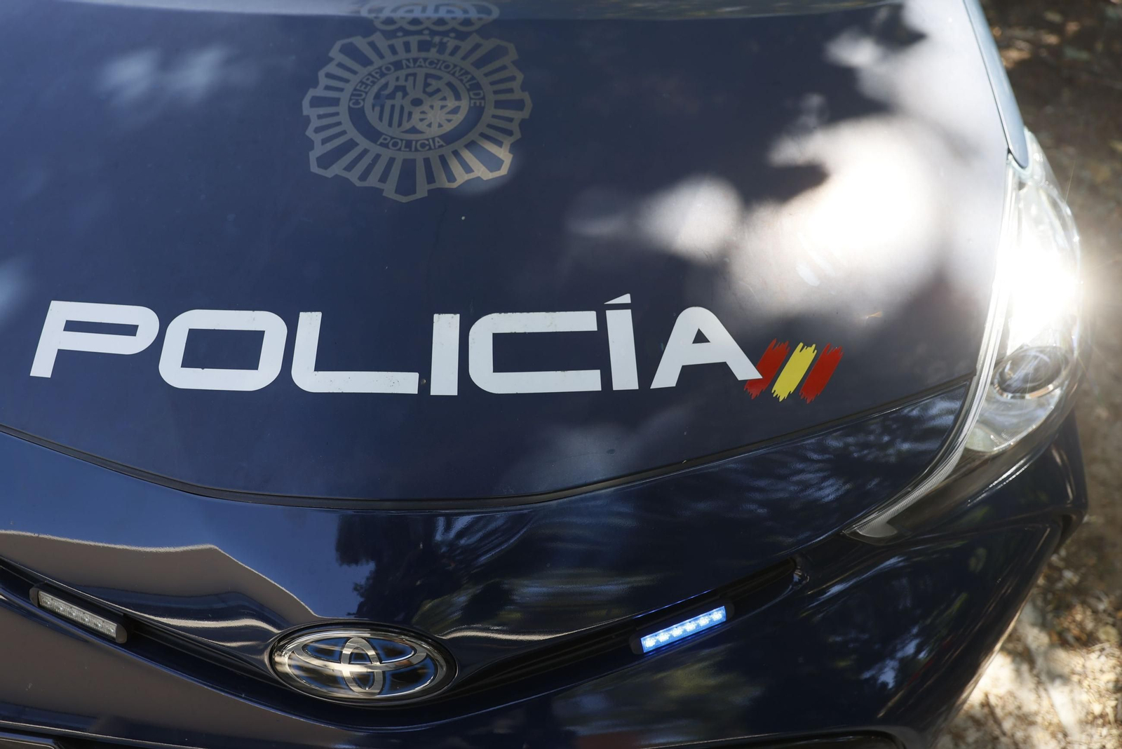 Un vehículo de la Policía Nacional.