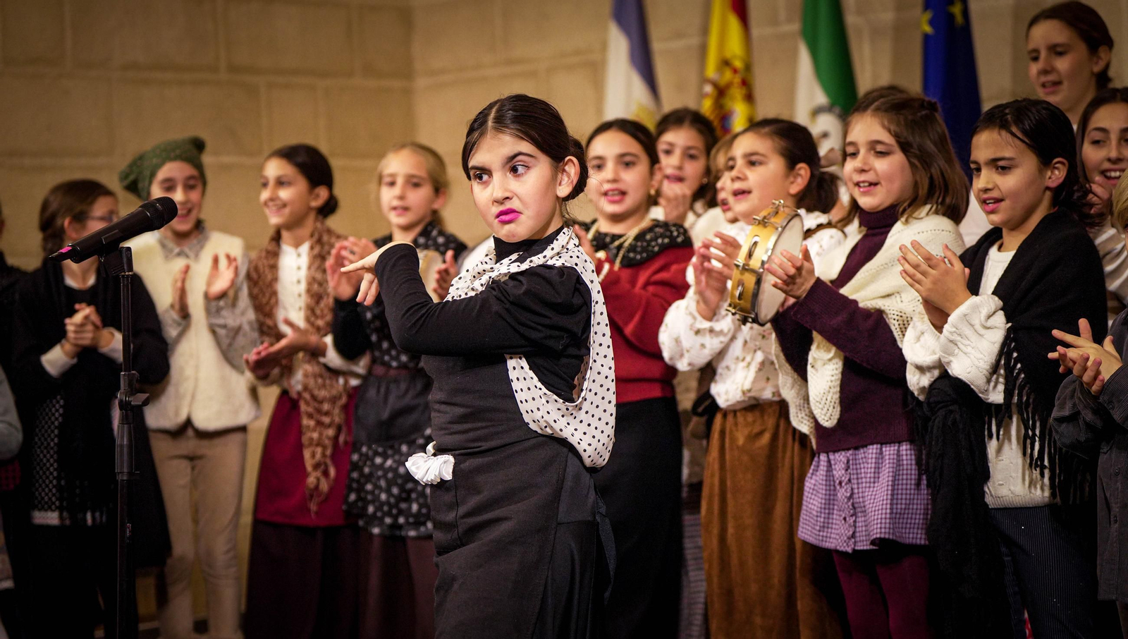 Imágenes del concurso de villancicos de la Cátedra de Flamencología de Jerez