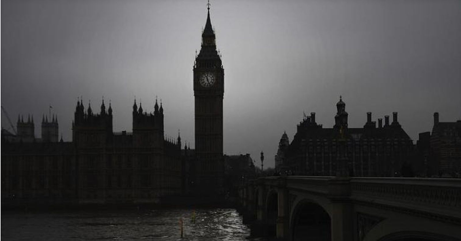 Vista del Big Ben, en Londres.