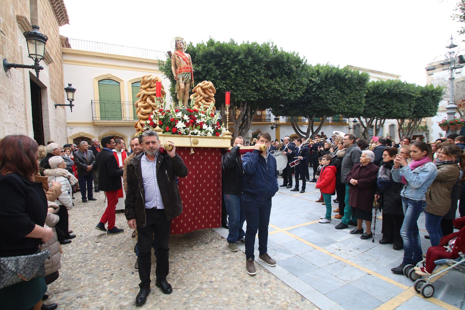 La imagen de San Sebastián, uno de los patrones de Níjar, será restaurada