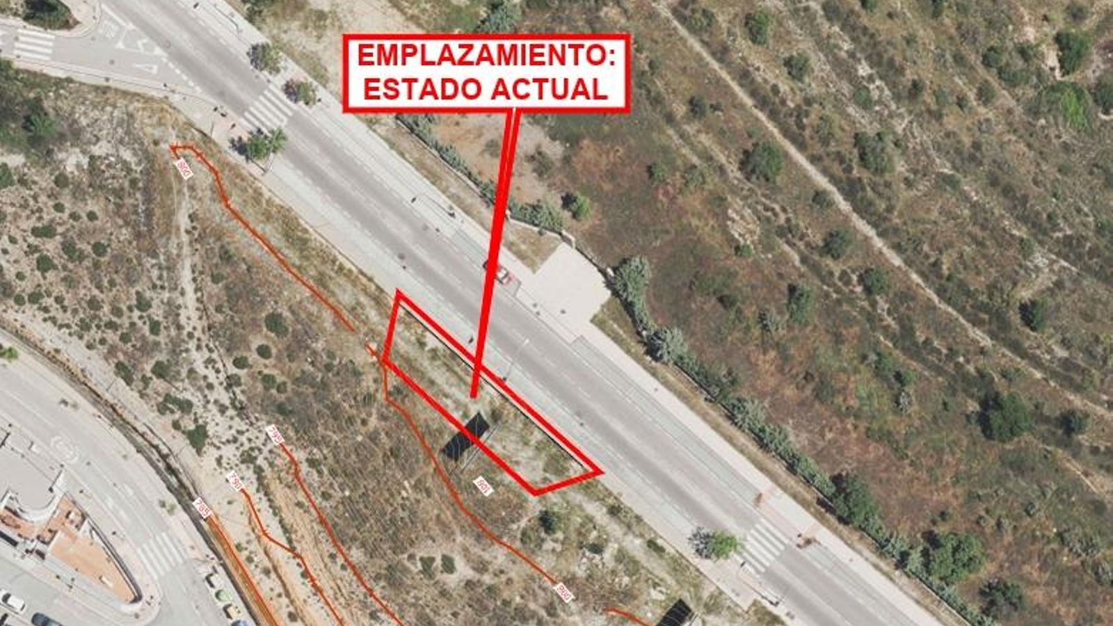 Emplazamiento del mirador.