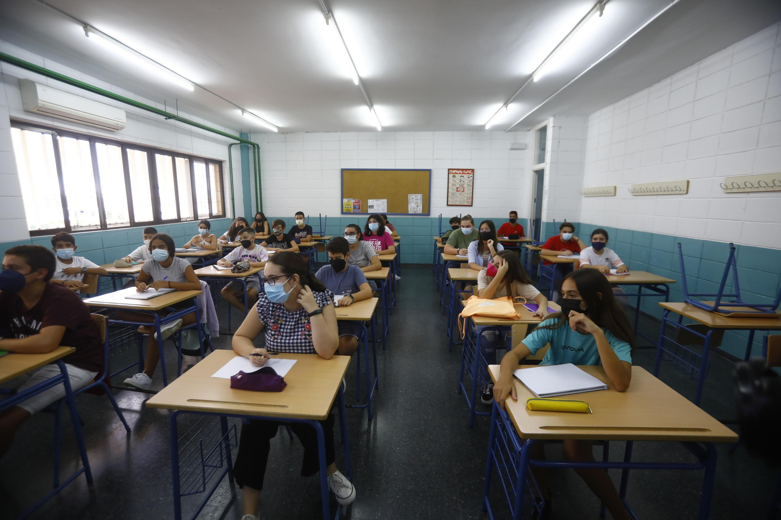 Una clase de Bachillerato de un instituto de Córdoba.
