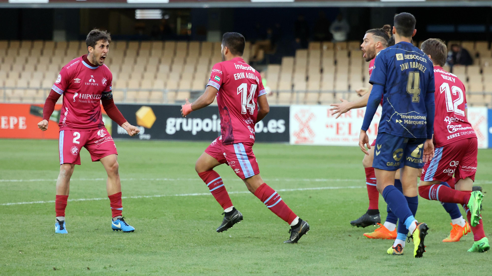 Xerez DFC contra UCAM Murcia en Chapín