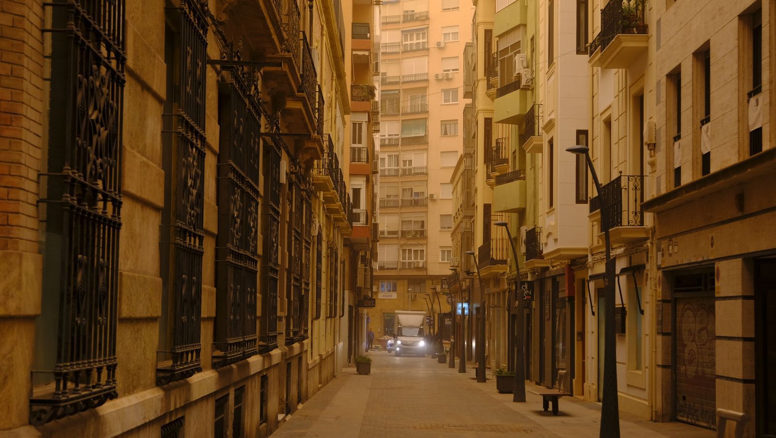 Fotogalería de la tormenta de arena y polvo en Almería