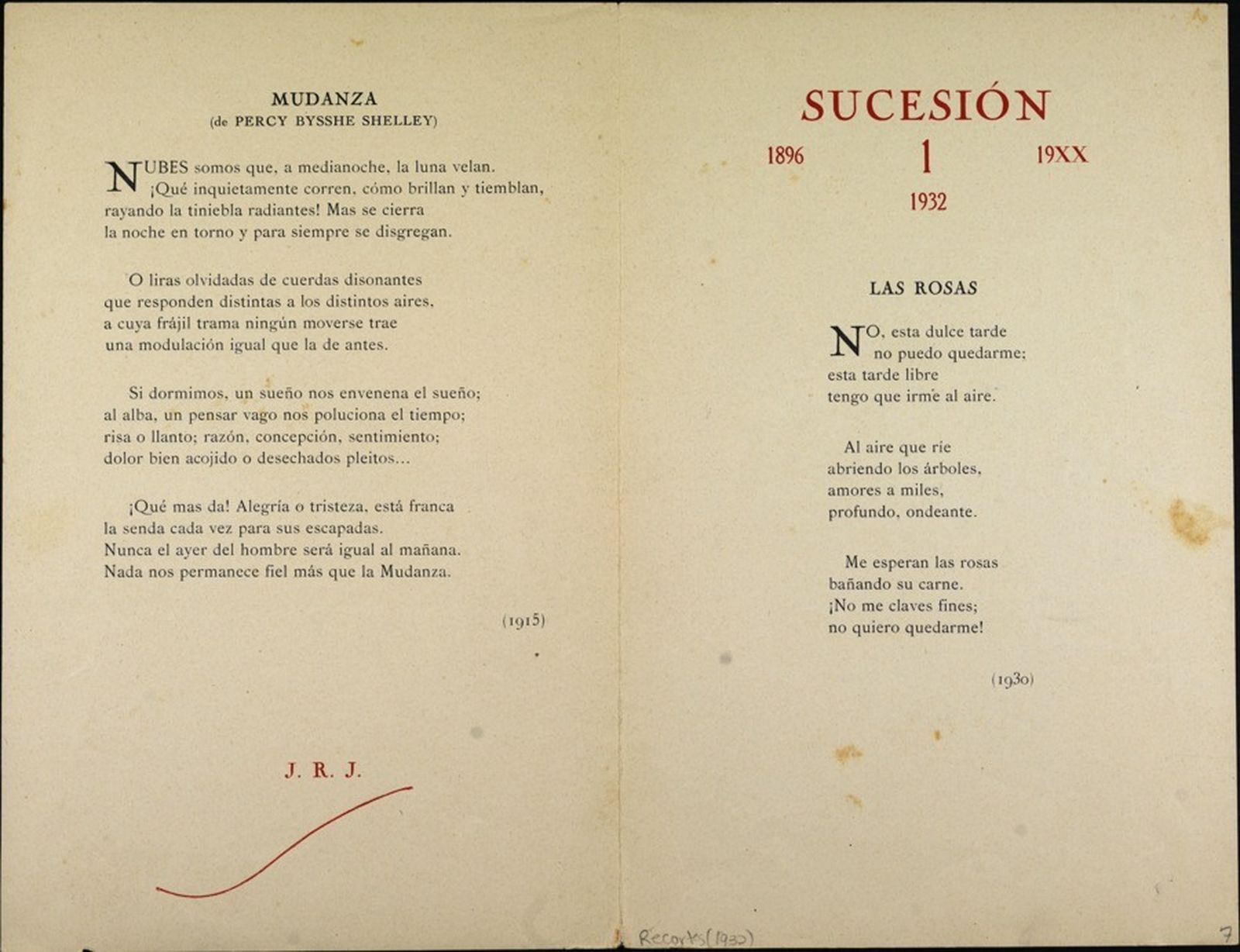 Los cuadernos Sucesión.