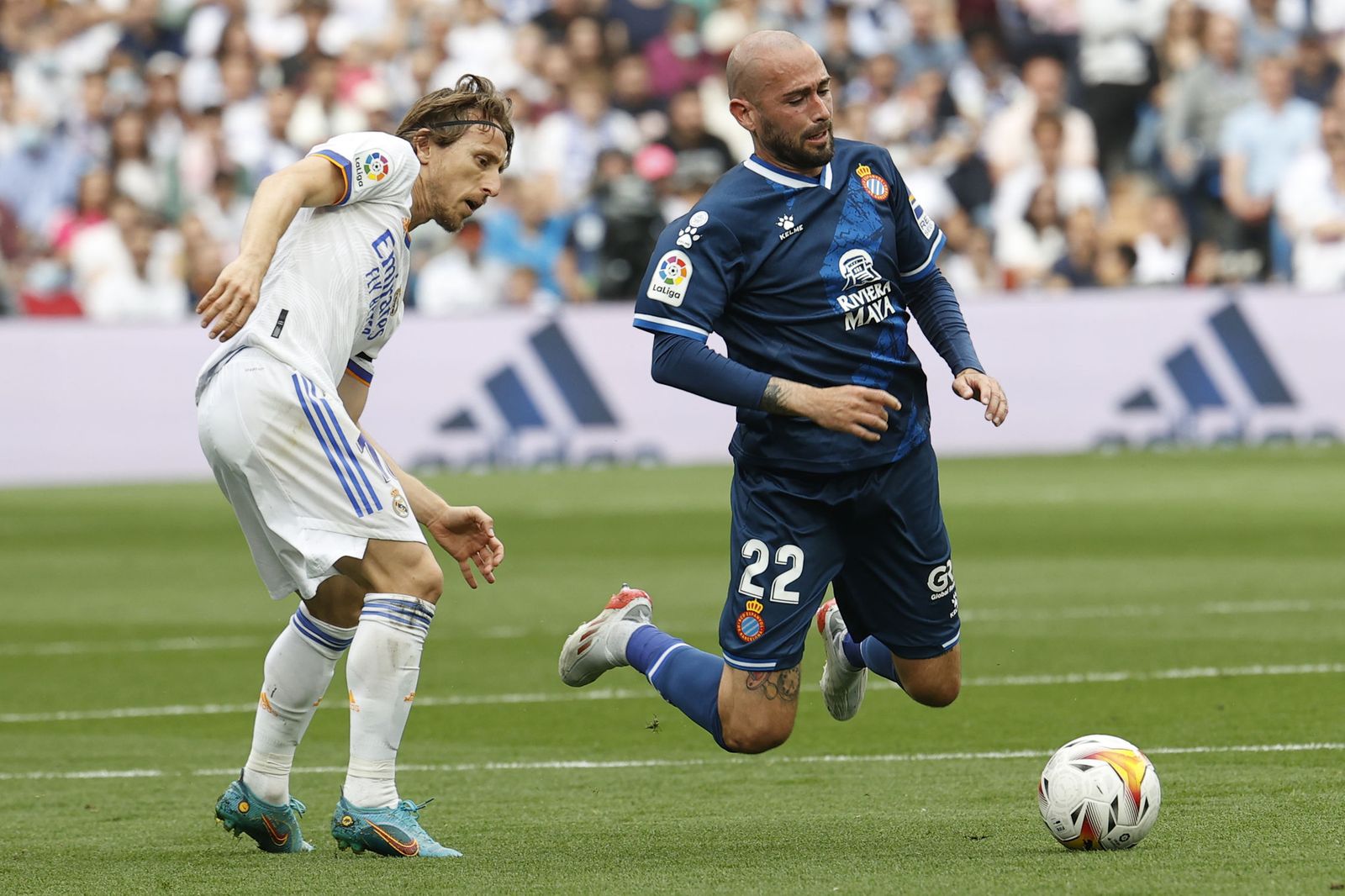 Victoria del Real Madrid y celebración del título de Liga