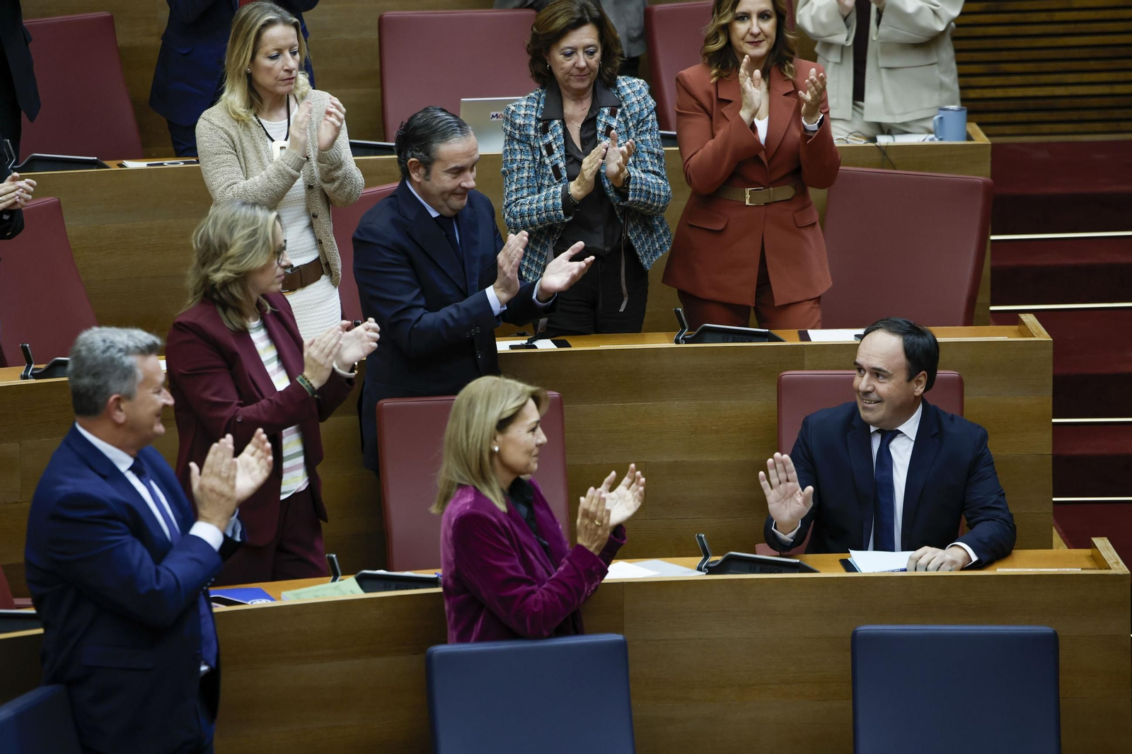 El candidato a sustituir a Carlos MAzón, Juanfran Pérez Llorca, en el pleno de investidura este jueves.