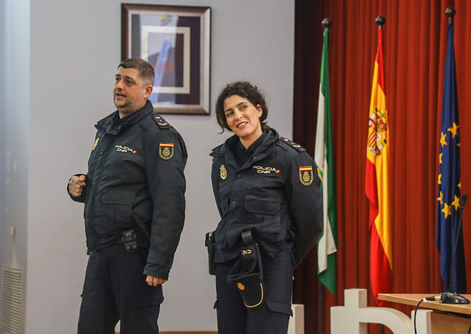 Fotografías de la llegada de estudiantes Erasmus a la Universidad de Huelva