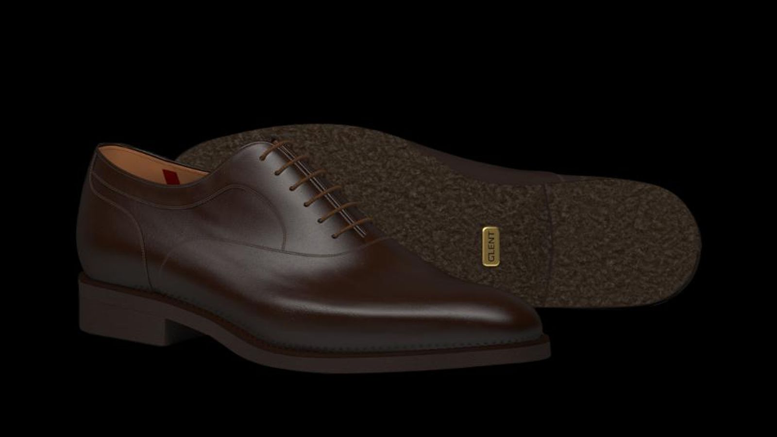 Zapatos con cordones de la firma Glent.