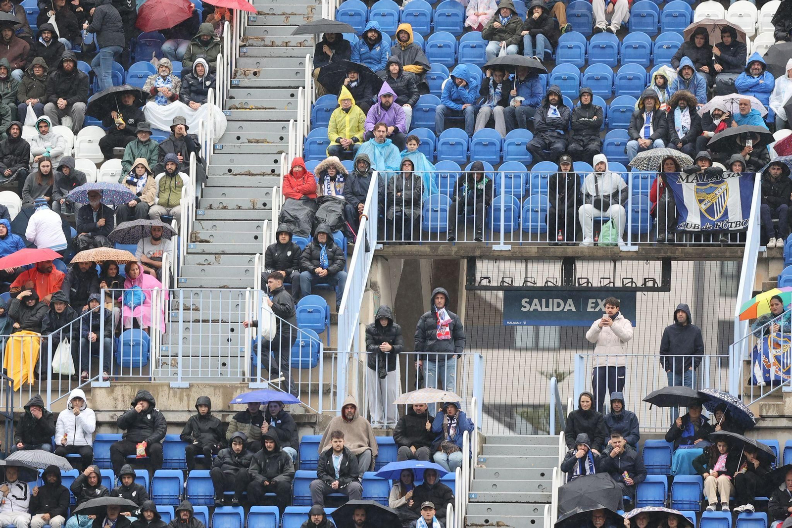 Búscate en las gradas de La Rosaleda en el Málaga CF-Almería