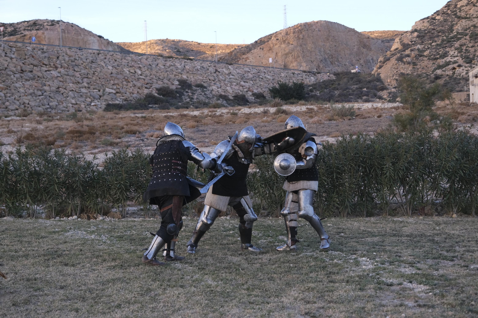 Fotogalería de los combates medievales en Almería