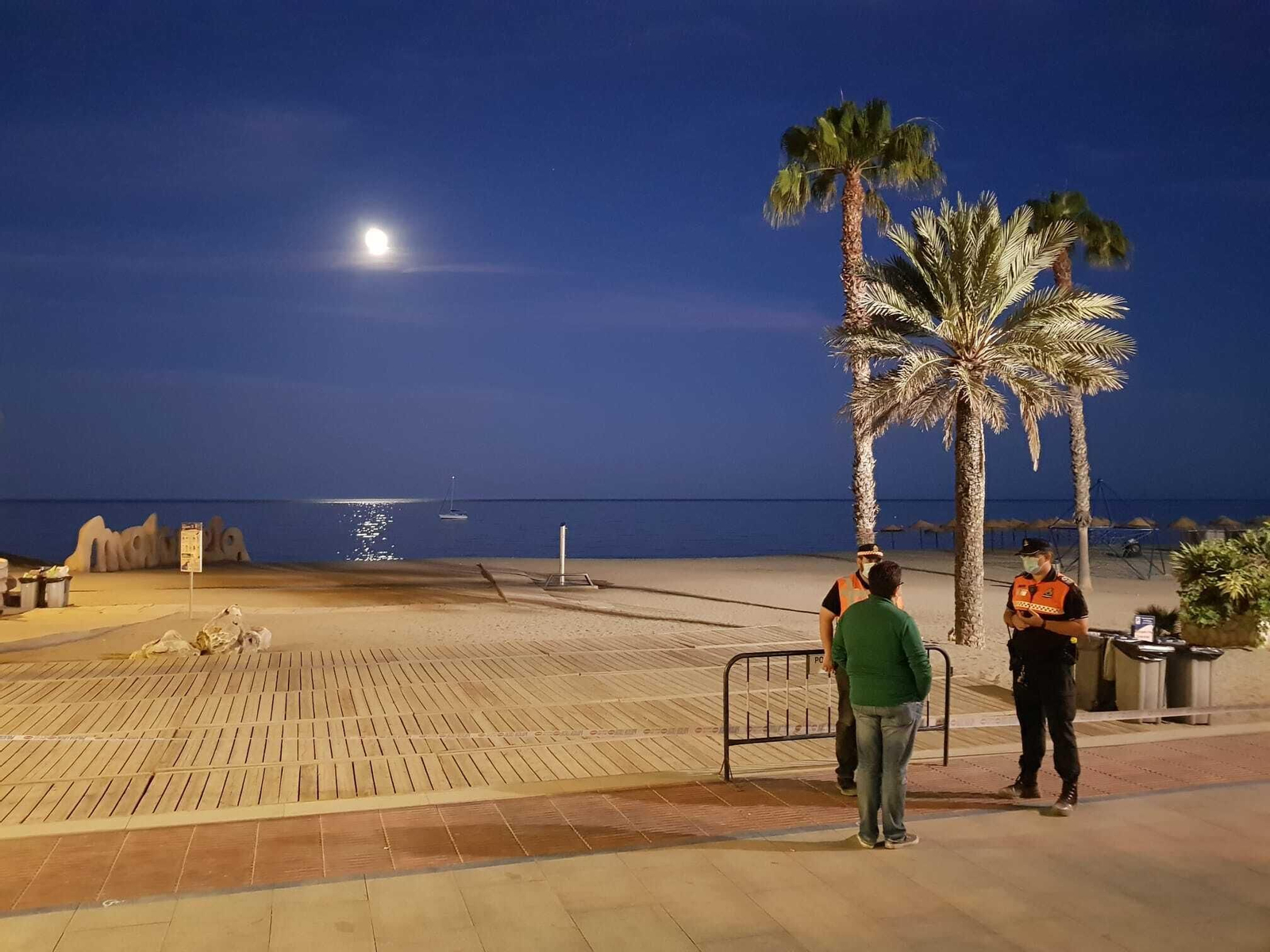 Imagen de las playas en el año 2021