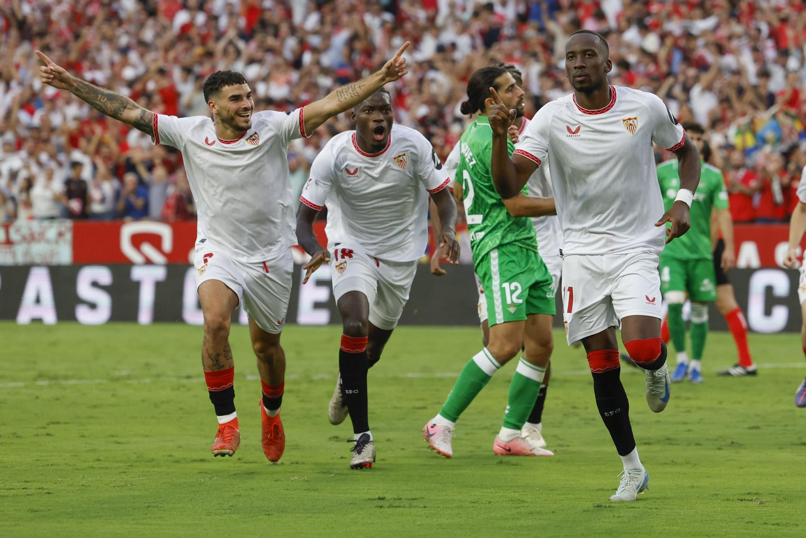 El derbi Sevilla-Betis, en imágenes