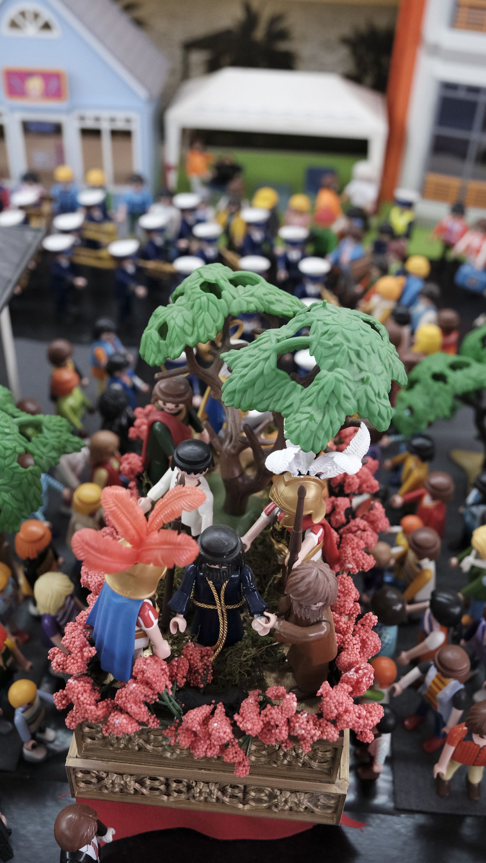 Inauguración de la exposición de playmobil de semana santa de Almería