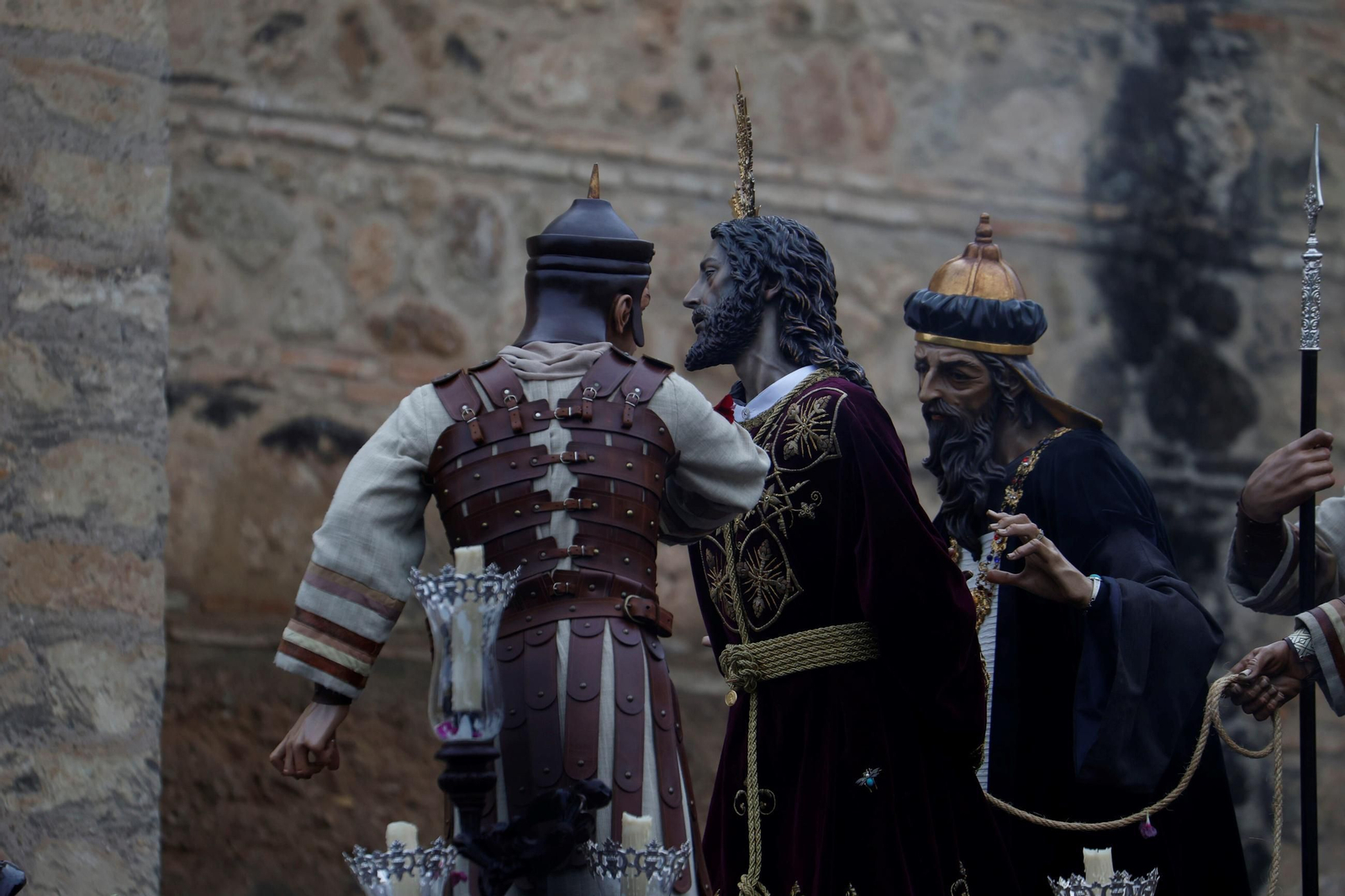 Las imágenes de la hermandad del Perdón  el Miércoles Santo en Córdoba