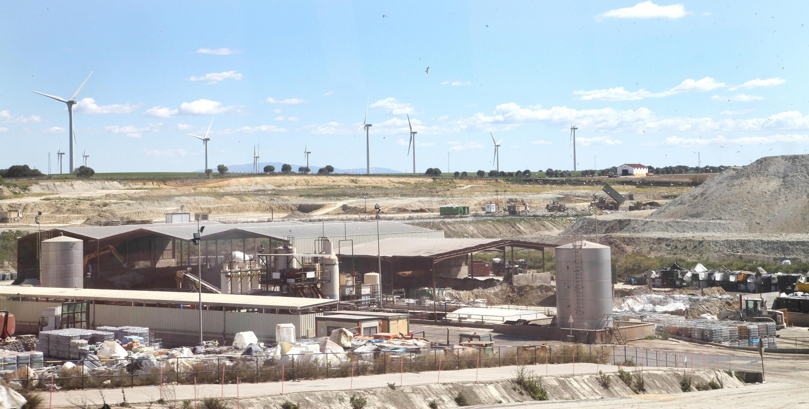 Vista panorámica de las instalaciones de Verinsur en Bolaños.