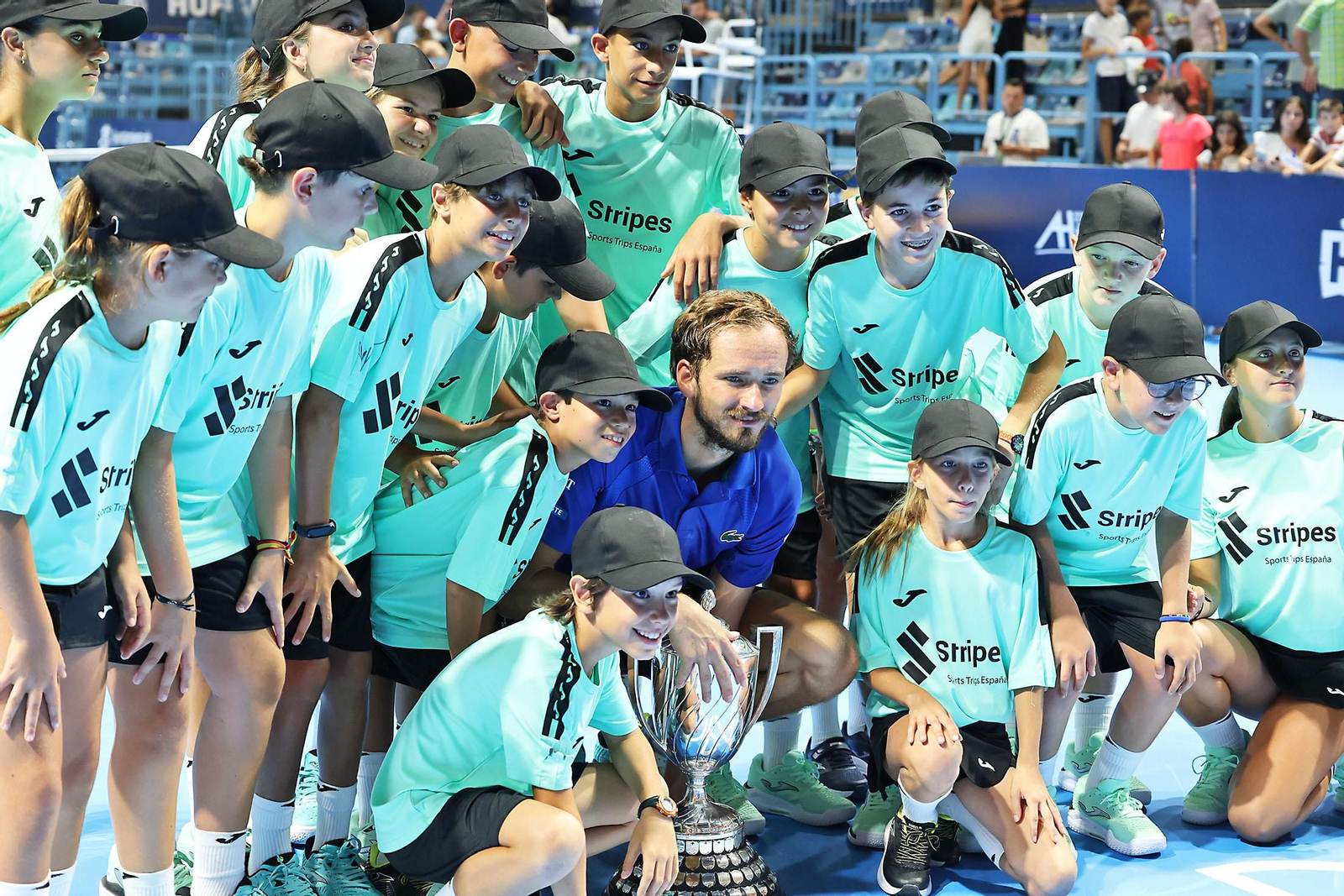 Imágenes de la final masculina de la Copa del Rey de tenis entre Daniil Medvedev y Alejandro Davidovich
