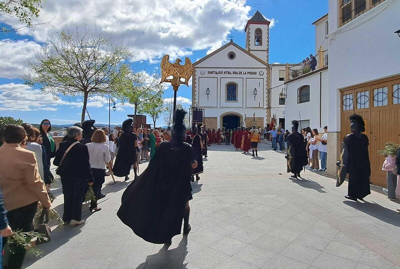 La procesión de la Borriquita de Iznájar, en imágenes