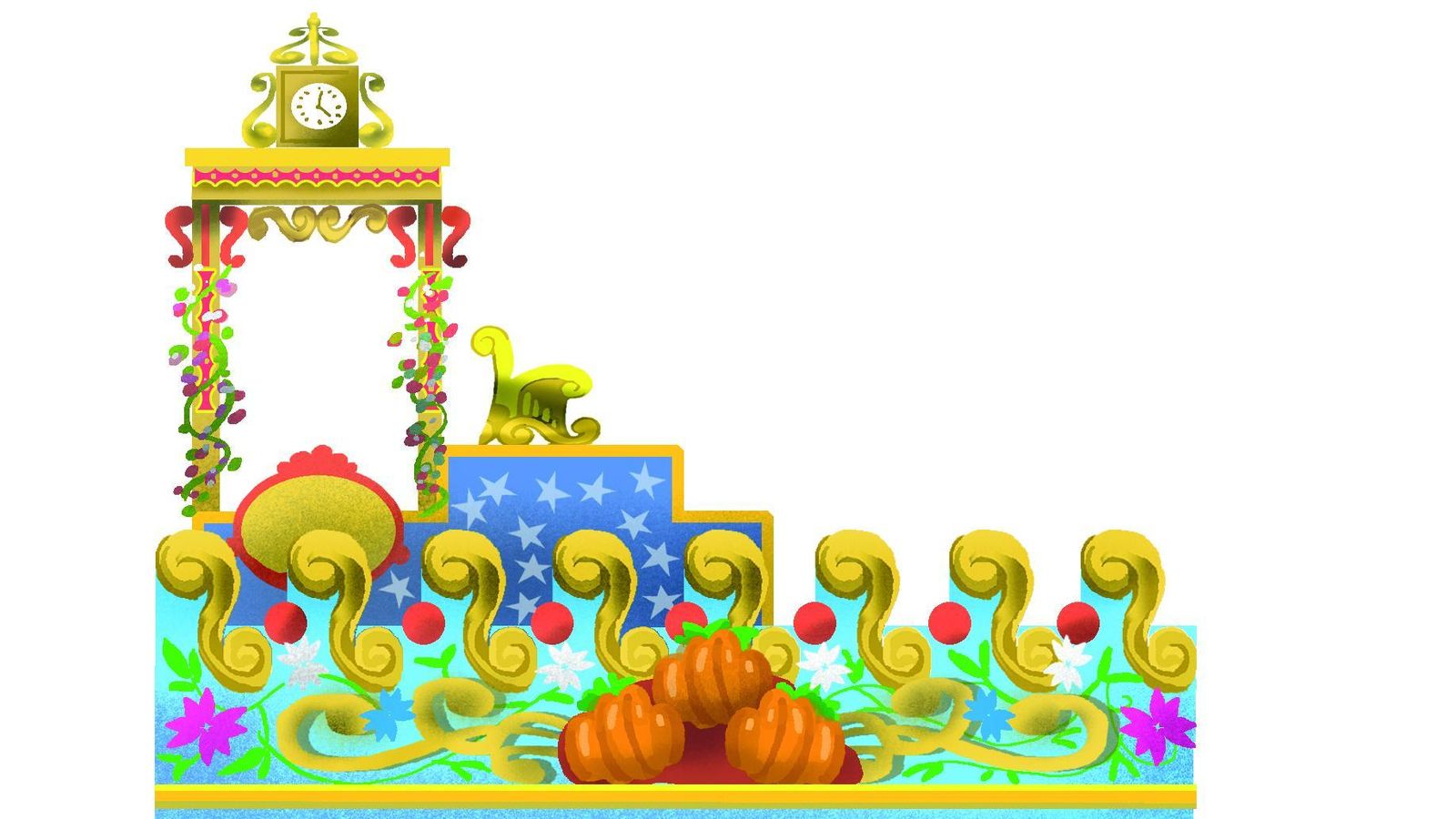 Así será la carroza de la Cenicienta 2020.