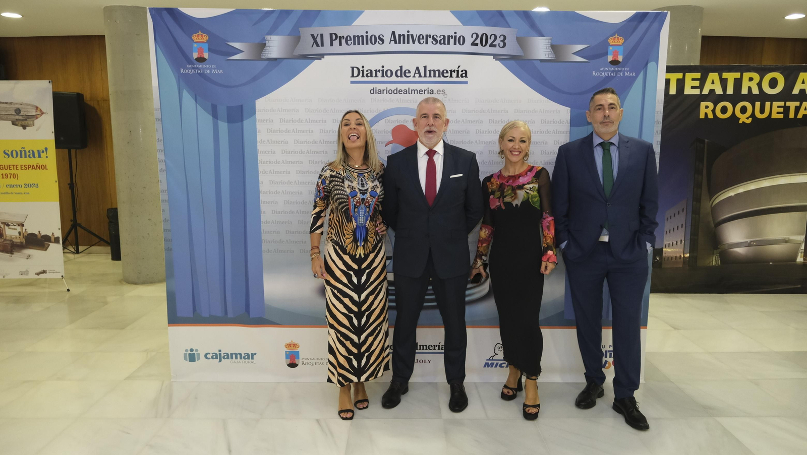 Imágenes de la Gala Aniversario de Diario de Almería, en Roquetas