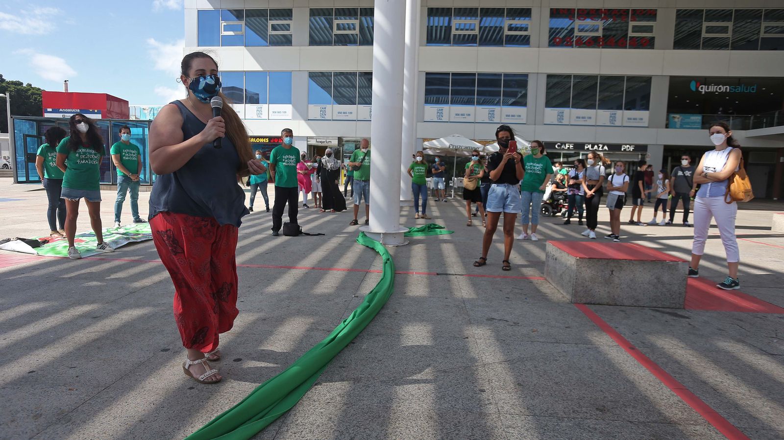Concentración de Marea Verde en Algeciras