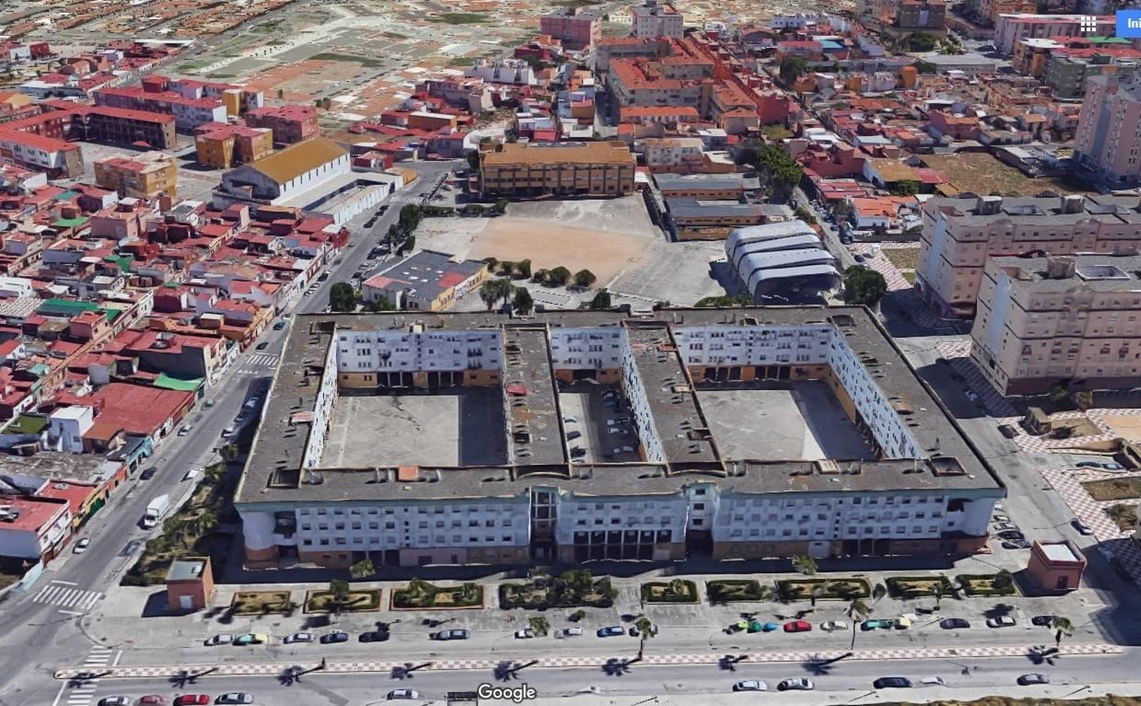 Barriada Gravina, en La Línea